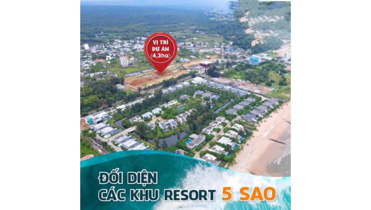 ĐẤT NỀN NGÃ TƯ HỒ TRÀM SỞ HỮU LÂU DÀI CÁCH BIỂN 300M GIÁ 5.8 TỶ